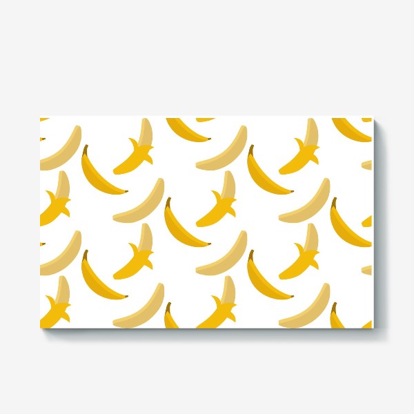 Холст «Паттерн с бананами»