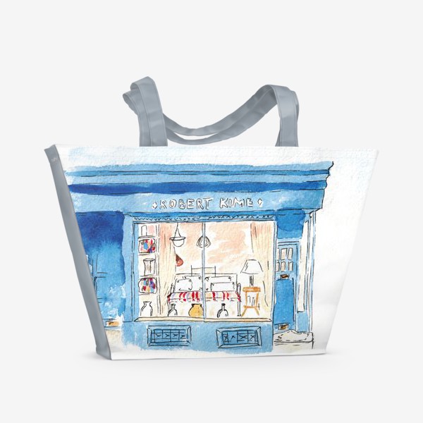 Пляжная сумка «Интерьерный магазинчик»