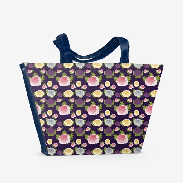 Пляжная сумка «цветочный принт »