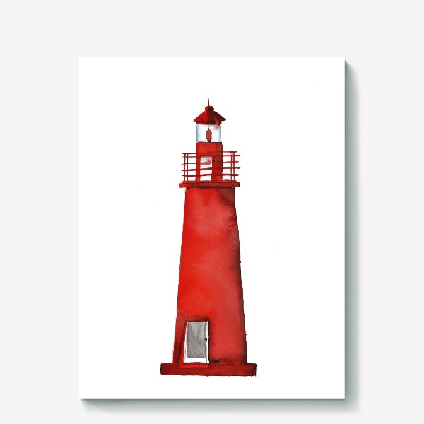 Холст «Красный маяк»