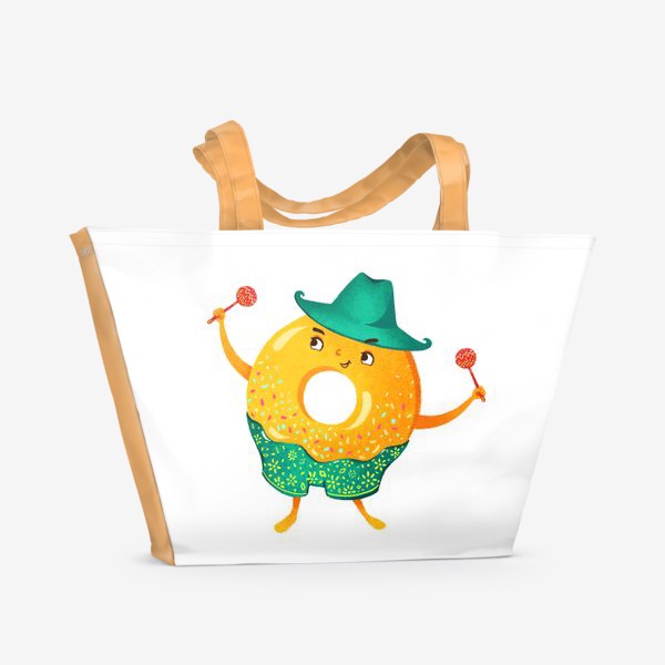 Пляжная сумка «Гавайский пончик»