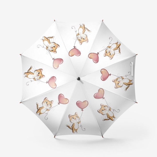 Зонт «Котенок с шариком»