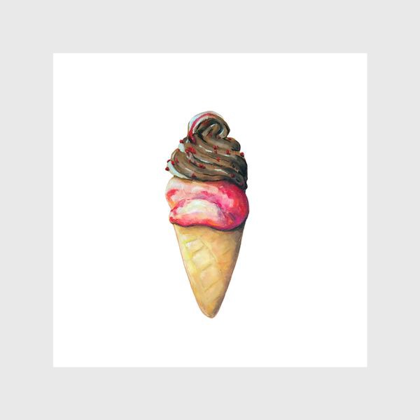 Шторы «Мороженое Пастель Сладкое Минимализм»