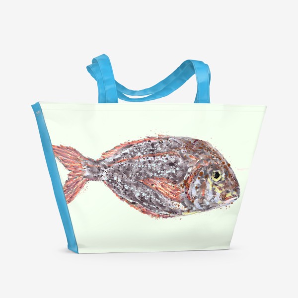 Пляжная сумка &laquo;Рыба моей мечты)&raquo;