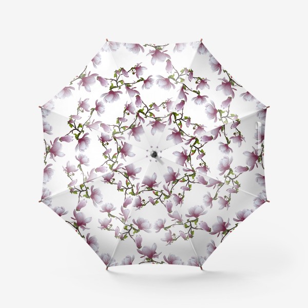 Зонт «Цветы Магнолии . Бесшовная текстура, узор.»