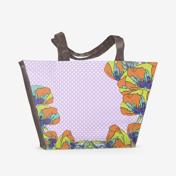 Пляжная сумка «разноцветное настроение »