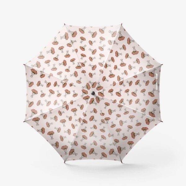 Зонт «Нежные букеты роз. Подарок»