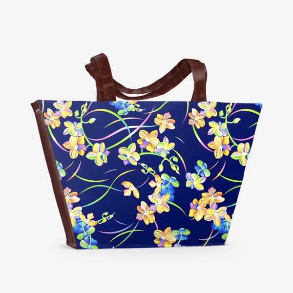 Пляжная сумка &laquo;Тропические орхидеи&raquo;