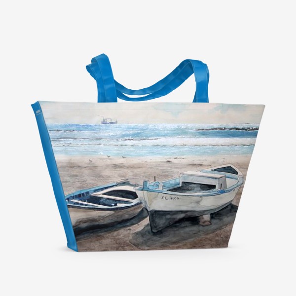 Пляжная сумка «Солнечные лодочки»
