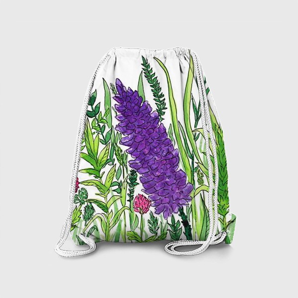 Рюкзак «Полевые цветы. Люпин»