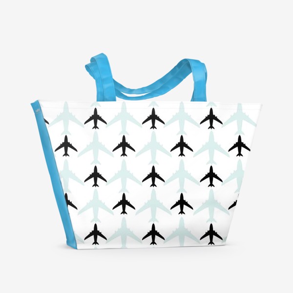 Пляжная сумка «Самолеты»