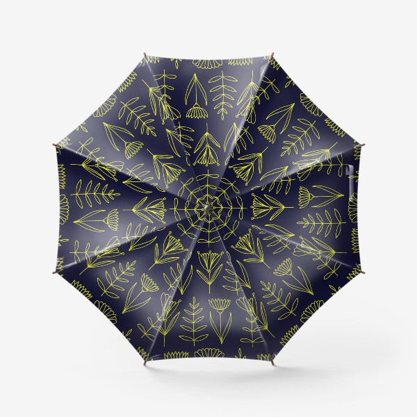 Зонт «Цветочный минимализм»