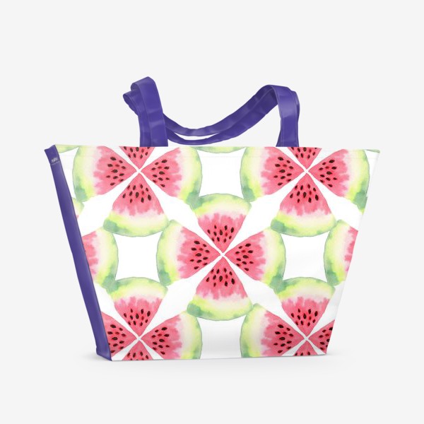 Пляжная сумка «Арбузный орнамент»