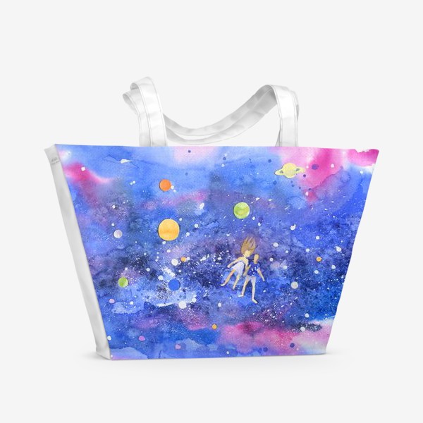 Пляжная сумка «Космическое свидание»