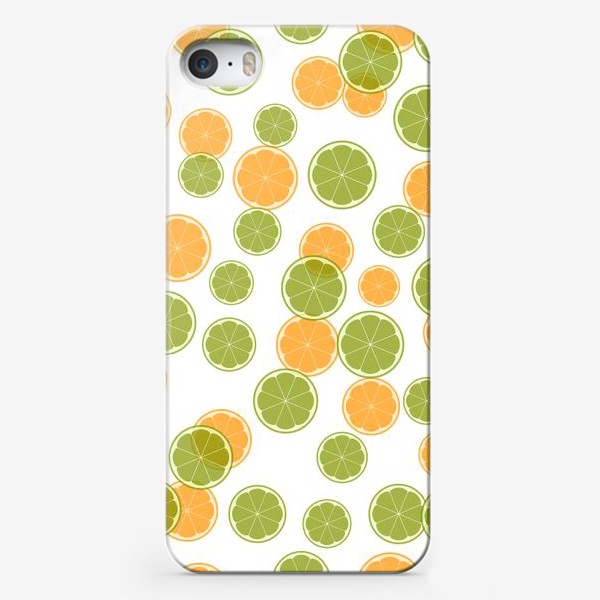 Чехол iPhone «Лайм и апельсин»