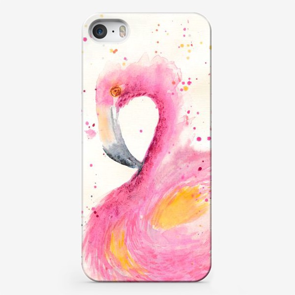 Чехол iPhone «Фламинго»