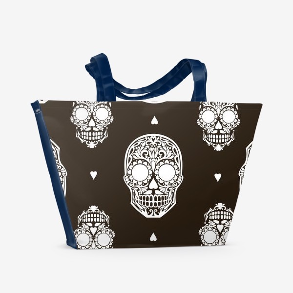 Пляжная сумка «Веселые черепа»