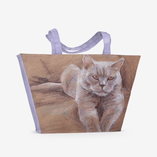 Пляжная сумка «Важный Кот»
