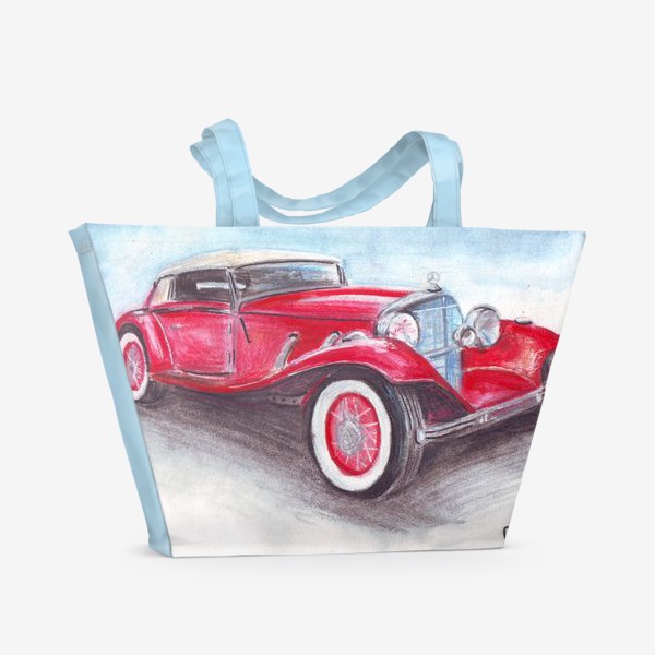 Пляжная сумка «Ретро авто»
