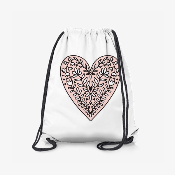 Рюкзак «Сердце в цветах»