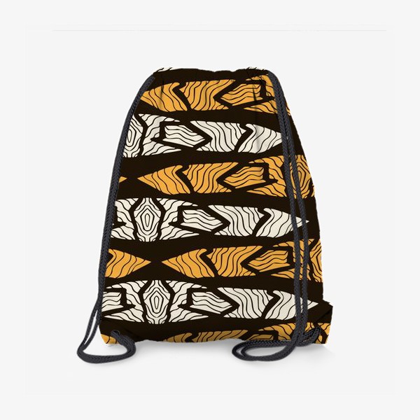 Рюкзак «Тигровый геометрический узор»