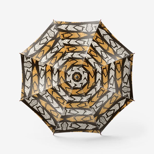 Зонт &laquo;Тигровый геометрический узор&raquo;