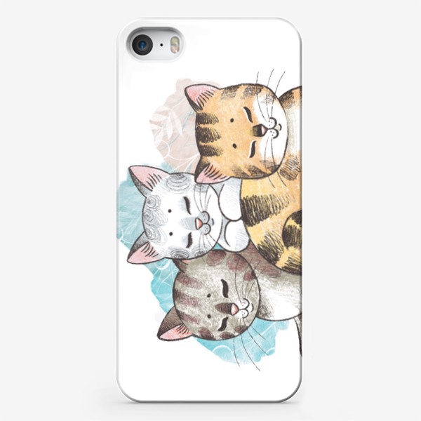 Чехол iPhone «Три котенка»