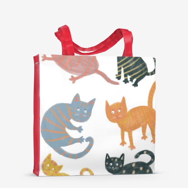 Сумка-шоппер «Веселые котики»