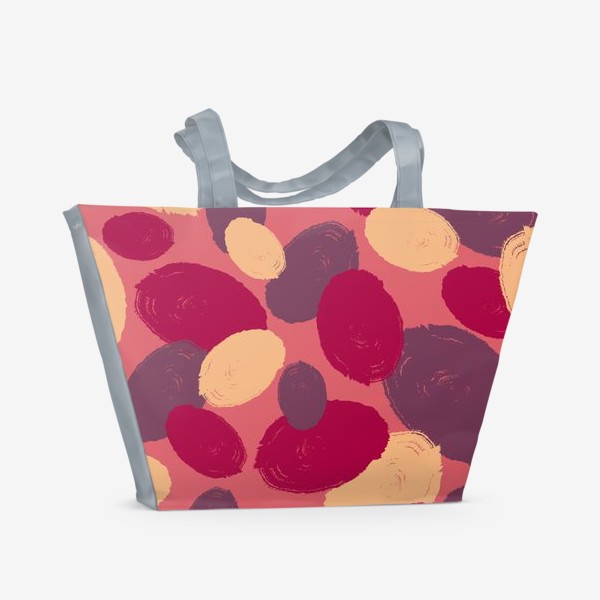 Пляжная сумка «Абстрактные текстурные пятна»