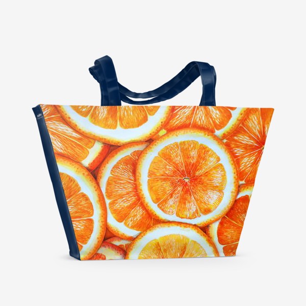 Пляжная сумка &laquo;Orange euphoria - Апельсины&raquo;