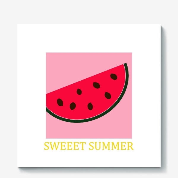 Холст «принт Sweet Summer Арбуз»