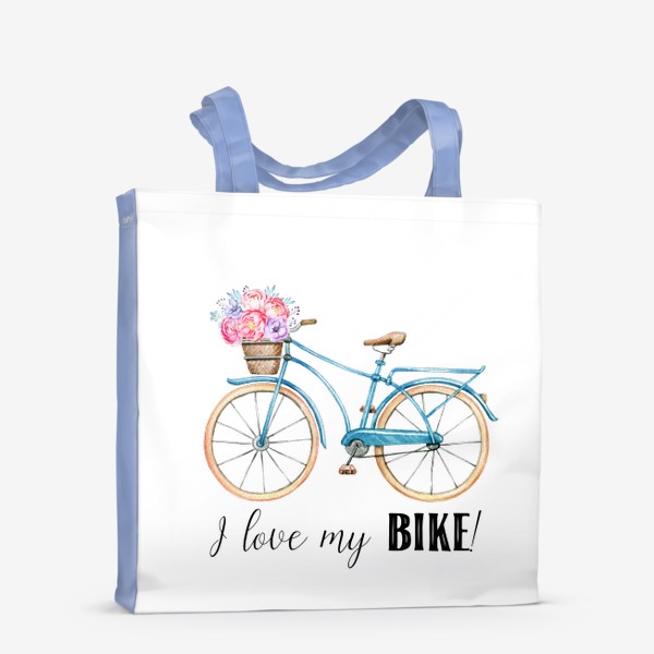 Сумка-шоппер «I love my bike»