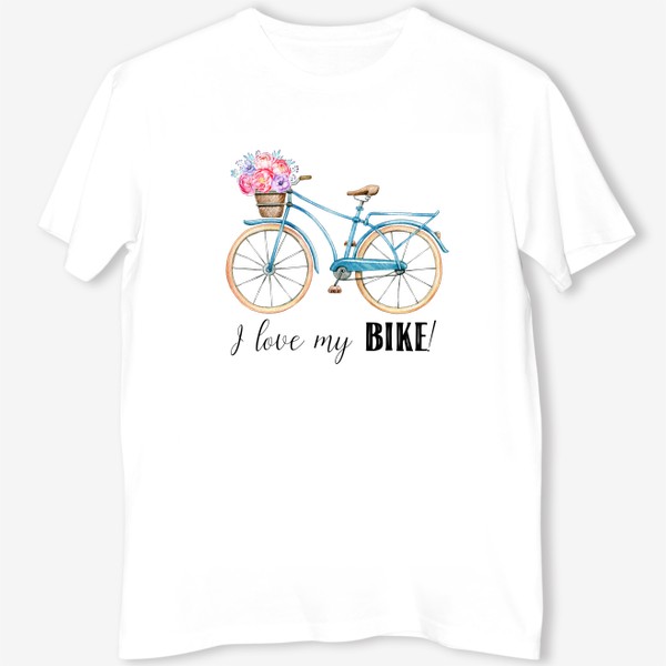 Футболка «I love my bike»