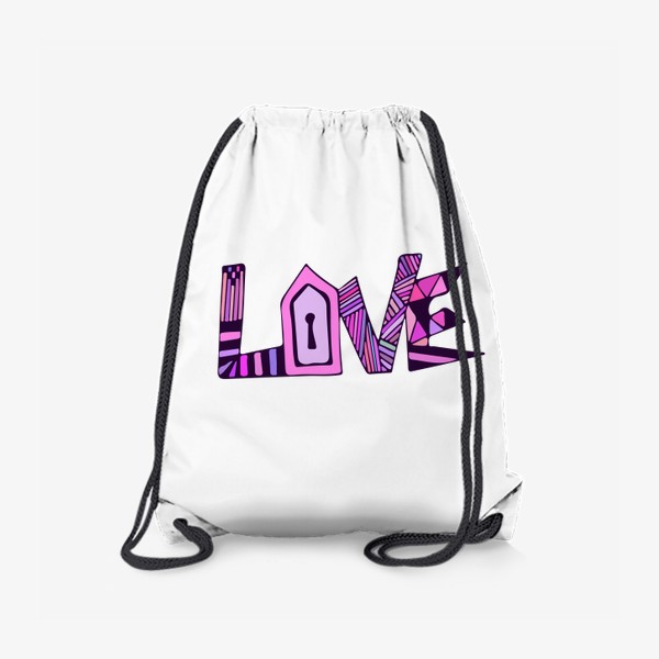 Рюкзак «Любовь. Love надпись»
