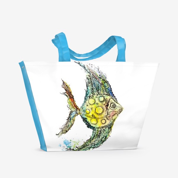 Пляжная сумка «Лунная рыба»