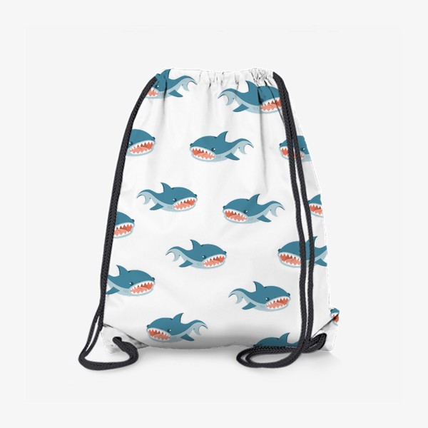 Рюкзак «Паттерн из акул»