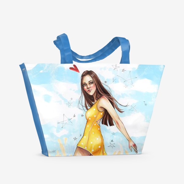 Пляжная сумка «девочка лето»