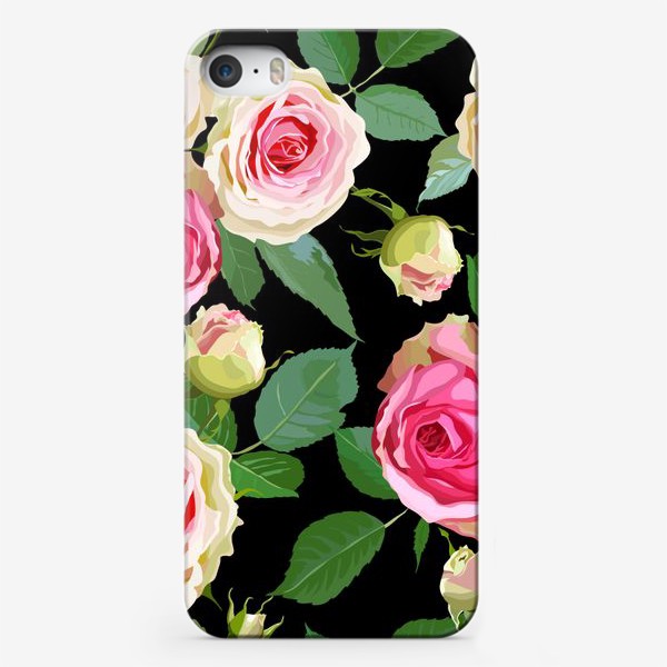 Чехол iPhone «Pink roses»
