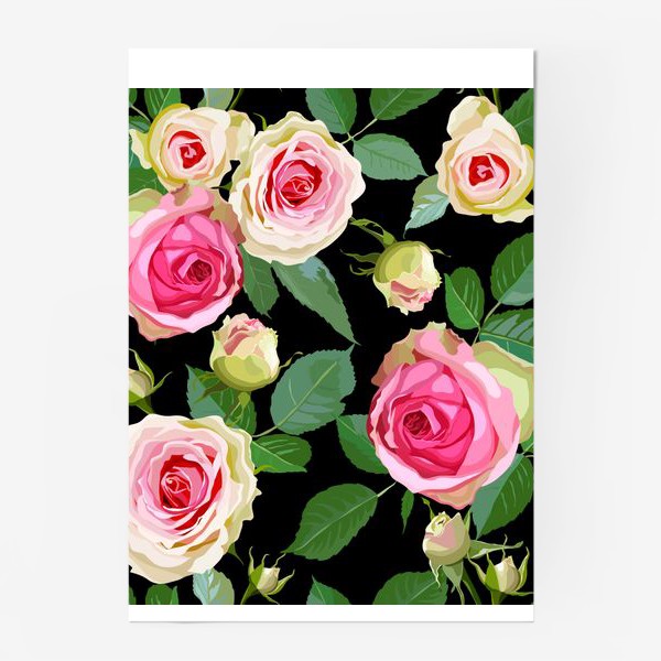 Постер «Pink roses»