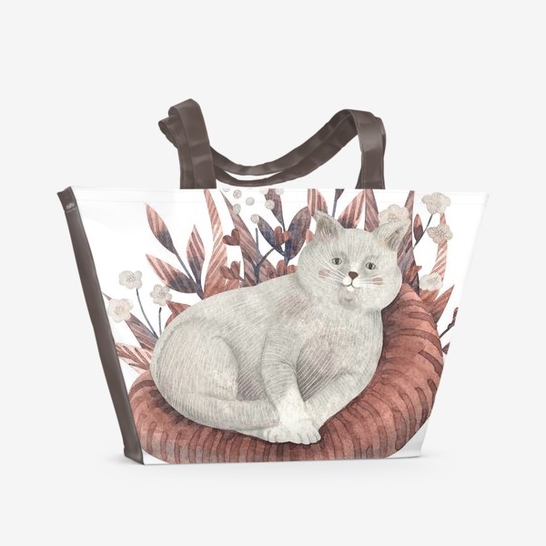 Пляжная сумка «Котик»