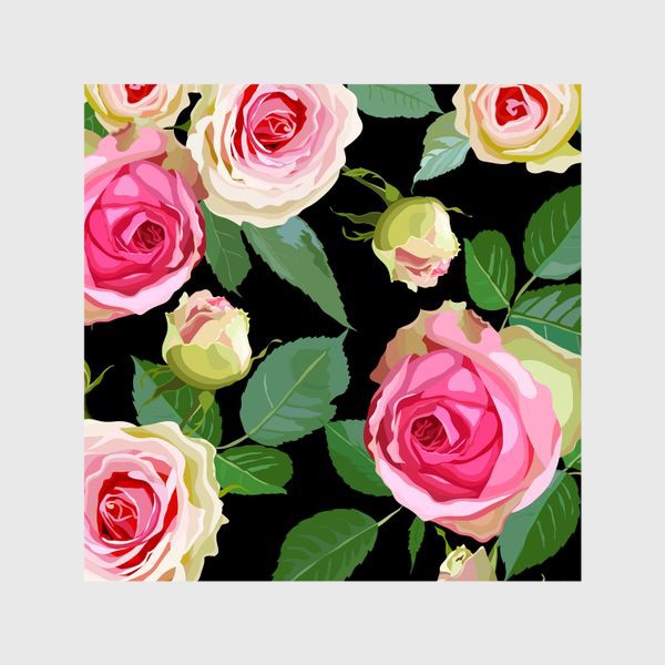 Шторы &laquo;Pink roses&raquo;