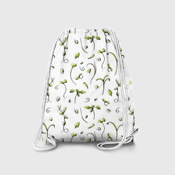 Рюкзак «Принт микрозелень»
