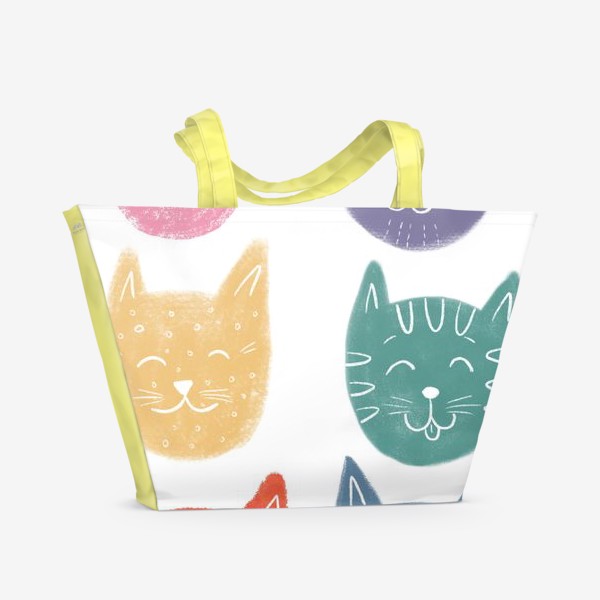 Пляжная сумка «Милые котики»