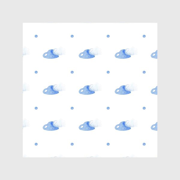 Скатерть «Паттерн из акварельных облаков»
