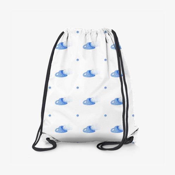 Рюкзак «Паттерн из акварельных облаков»