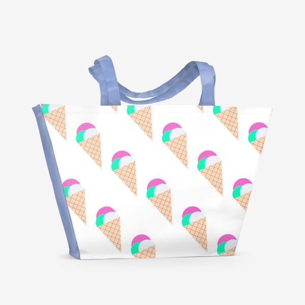 Пляжная сумка «Мороженка»