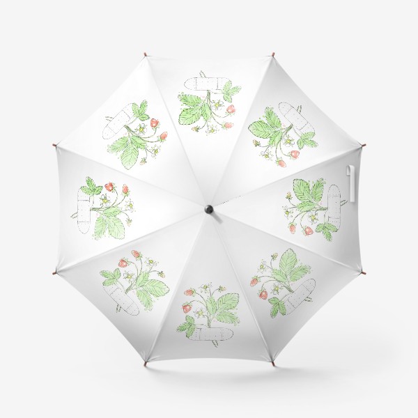 Зонт «земляничка»