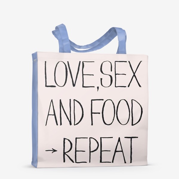 Сумка-шоппер «Любовь и еда»