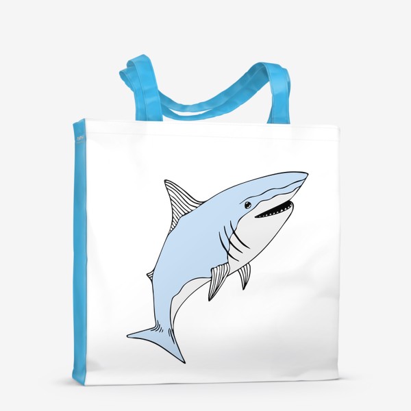 Сумка-шоппер «Весёлая акула»