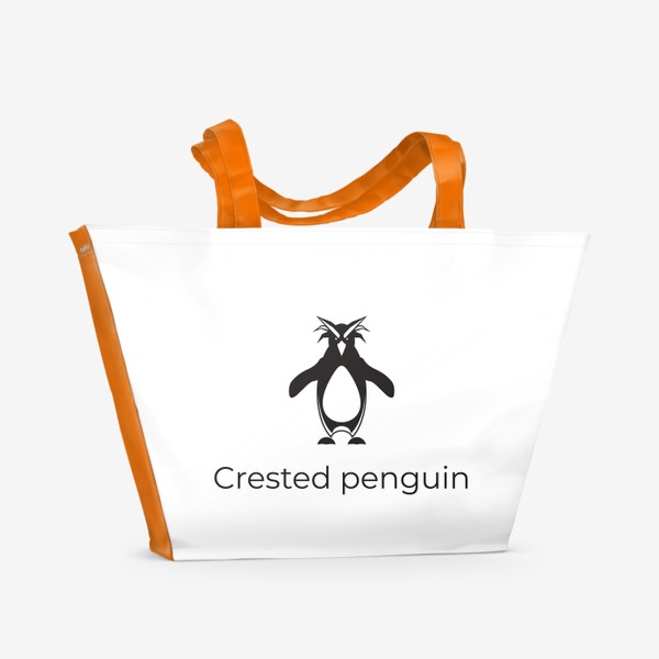 Пляжная сумка «Хохлатый пингвин»